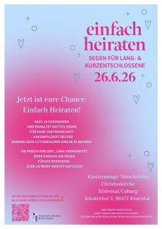 Einfach Heiraten - Dekanat Coburg 26.06.2026