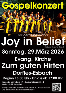 Gospelkonzert 29. März 2026 