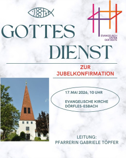 Gottesdienst zur Jubelkonfirmation 17.05.2026 